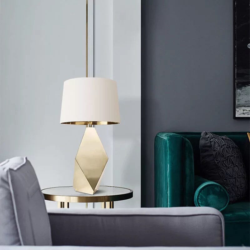 Astra Goose stolní lampa se zlatým lemováním v nordickém moderním stylu