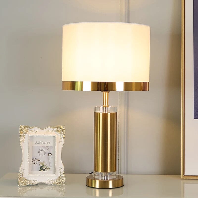AuroraLux Guld Modern Bordslampa för Ambient Lyxigt Vardagsrum