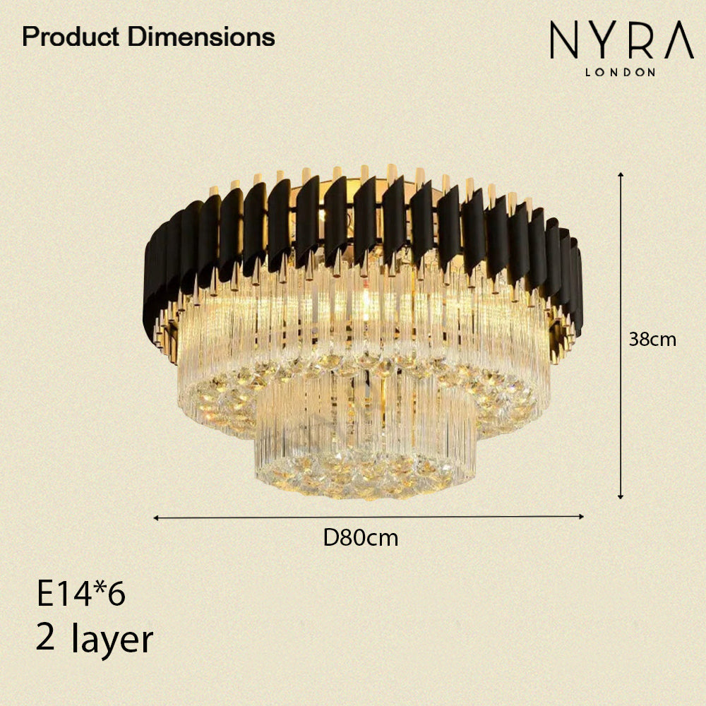 Lámpara de Cristal LED Nova para Decoración Moderna y Elegante del Hogar