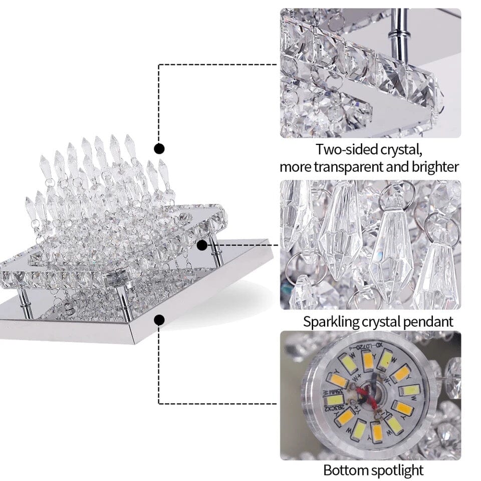 Aurelia Krystall Lysekrone Regal Moderne Taklampe