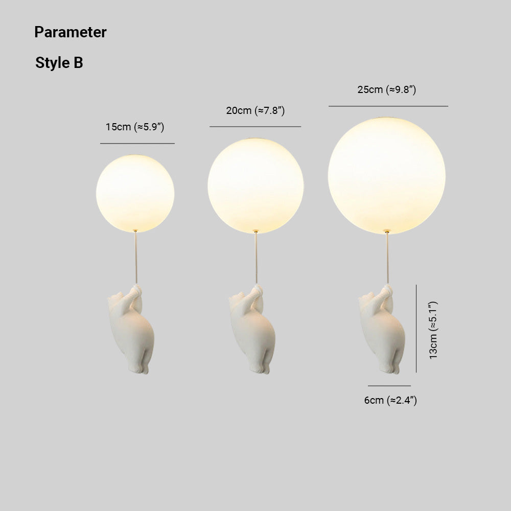 ضوء سقفي LED على شكل بالون CosmoNest لتزيين غرفة الأطفال