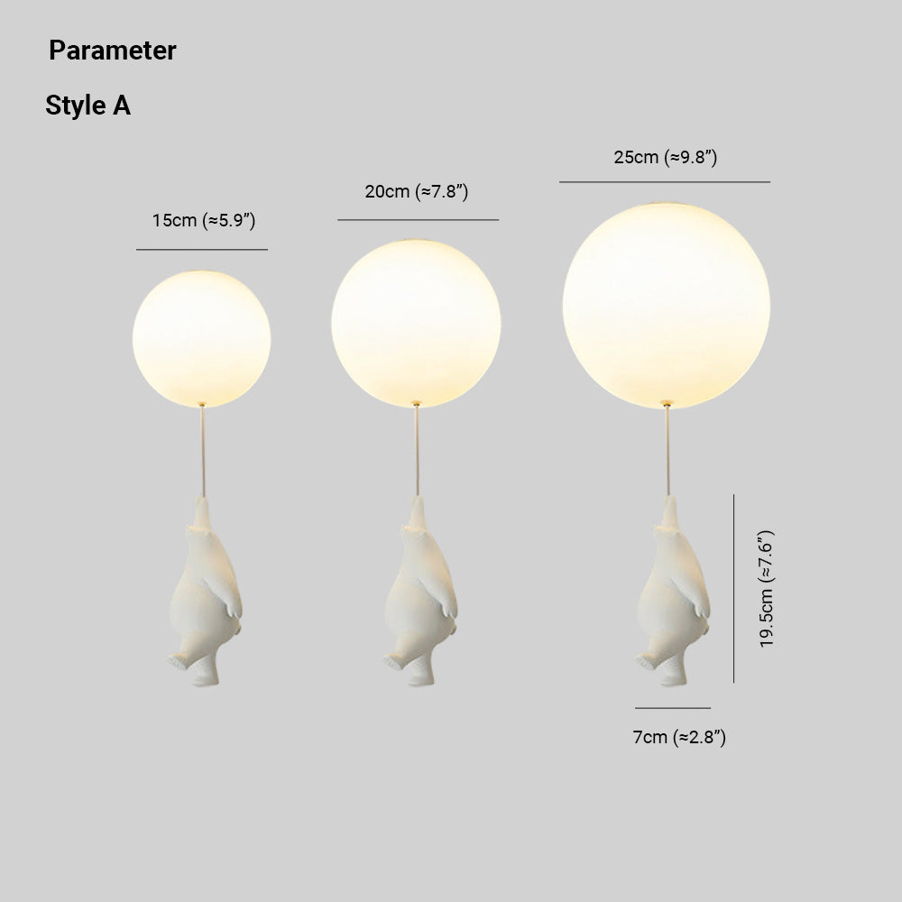 ضوء سقفي LED على شكل بالون CosmoNest لتزيين غرفة الأطفال
