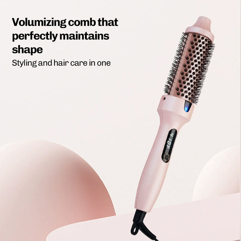 StyleFusion 1.5-Inch Ionic Thermal Round Brush Heated, 6 Temperature Settings