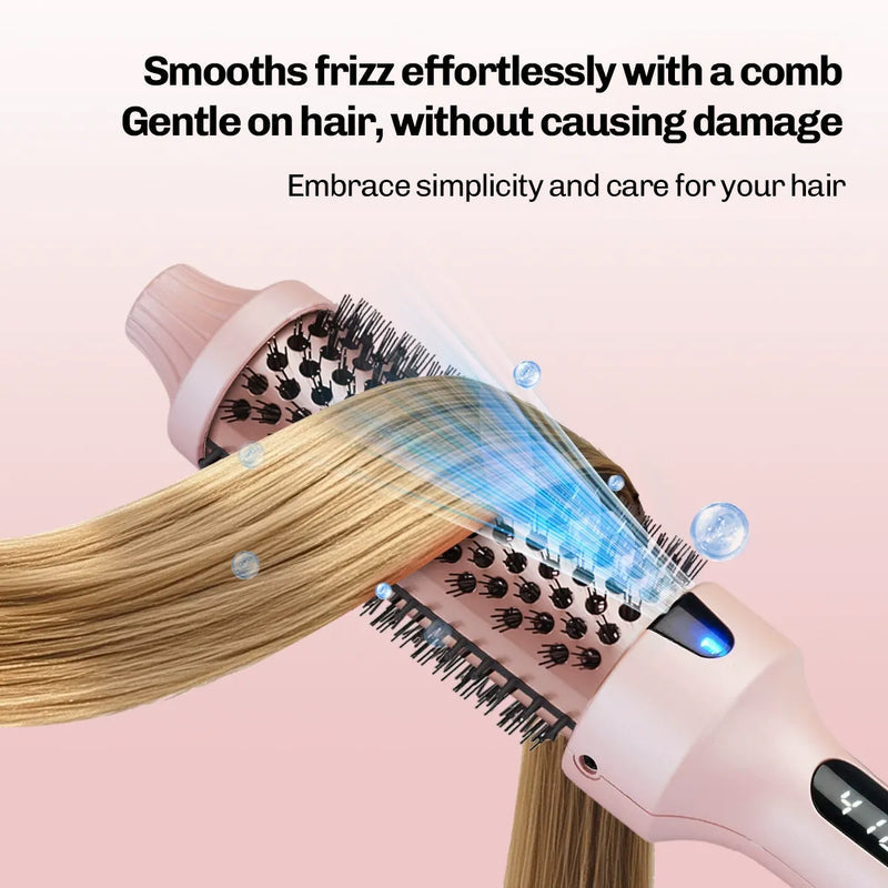 StyleFusion 1.5-Inch Ionic Thermal Round Brush Heated, 6 Temperature Settings