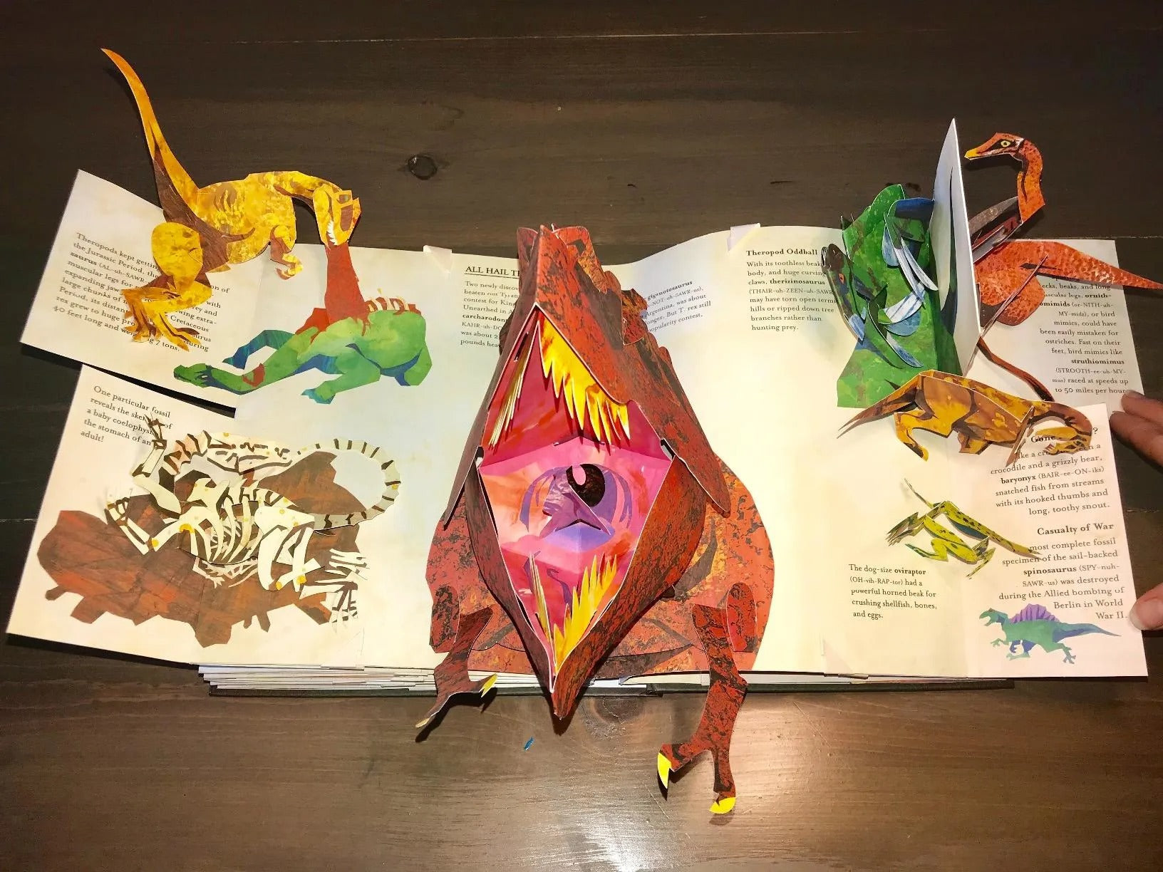 Jurassic 3D Pop Up Dinosaurs Adventure By Sabuda And Reinhart Special Edition