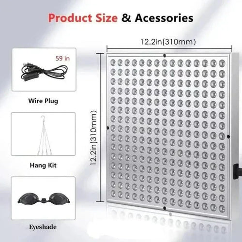 225 Red And Near Infrared LED Therapy Panel For Skin Rejuvenation