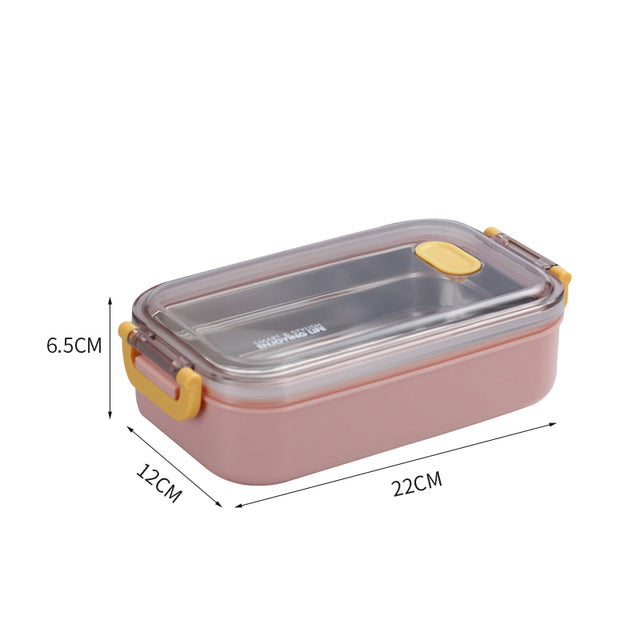 Isolierte Bento-Lunchbox mit Temperaturerhalt für Mahlzeiten bei der Arbeit und in der Schule