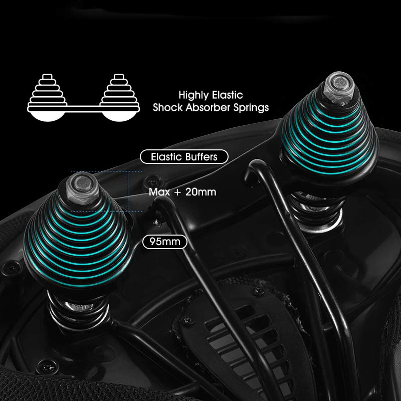RideEase Ergonomic Extra Wide Breathable Bike Saddle