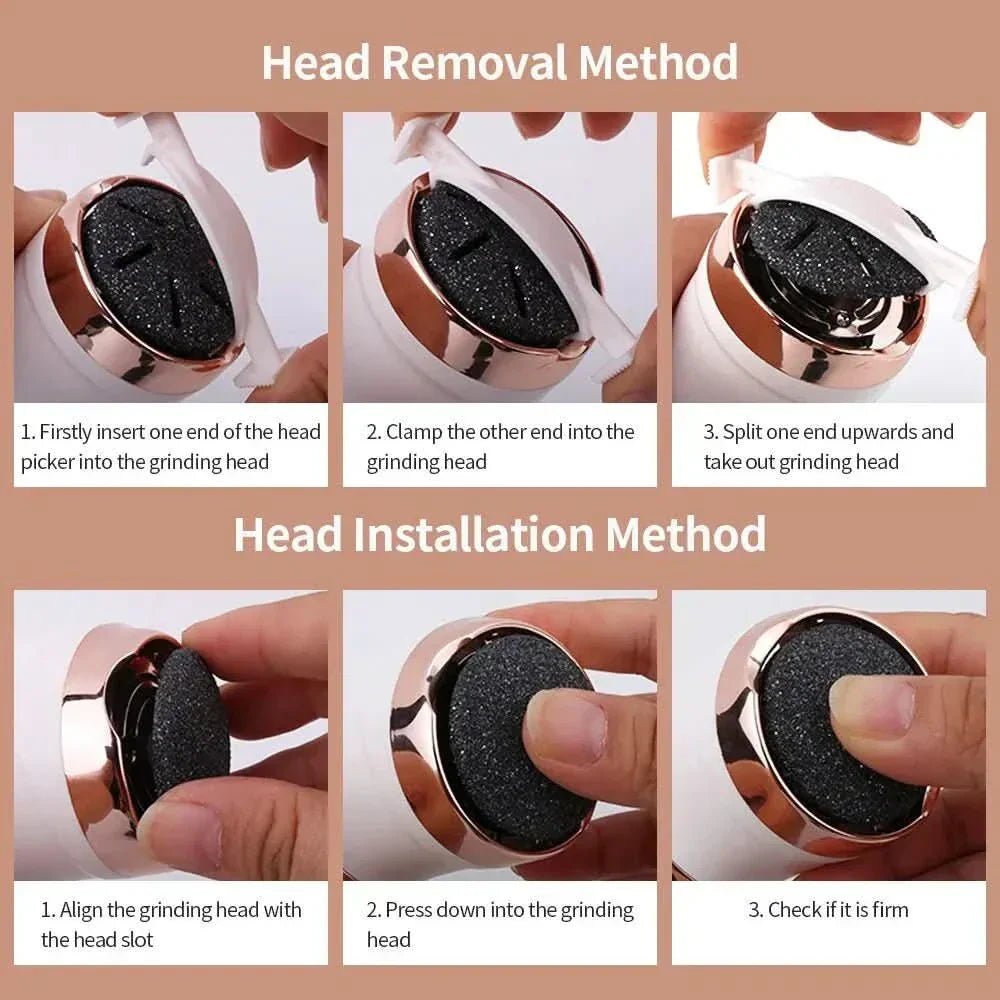CallusAway Rechargeable Footcare Device For Softer Feet At Home