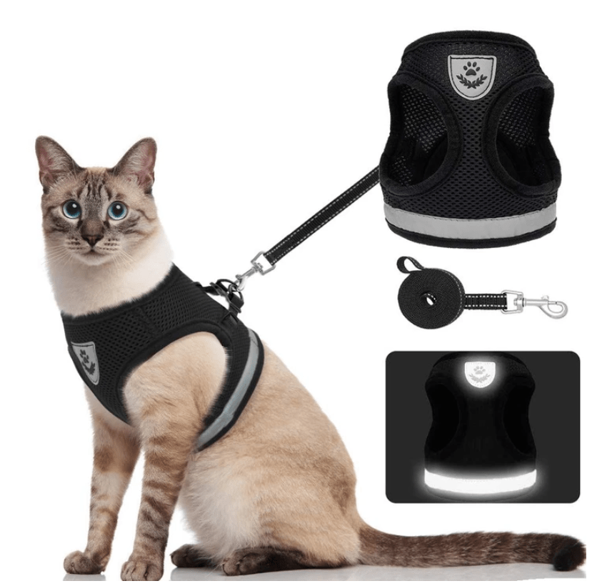 TrailTide Escape-Proof Cat Harness With Reflective Details