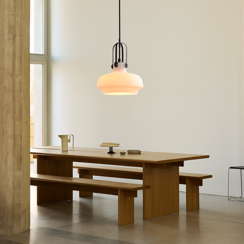 Lampa suspendată Aeron Industrial Loft cu finisaj metalic