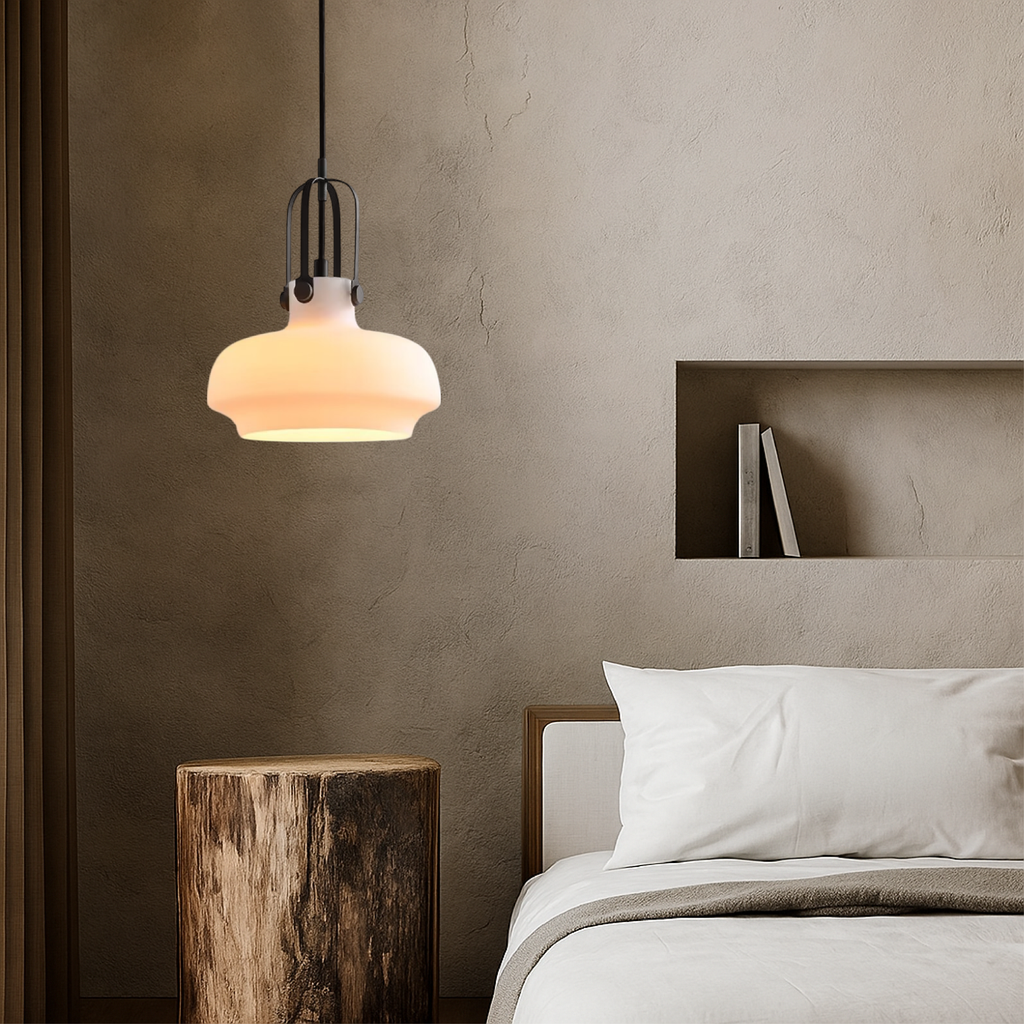 Lampa suspendată Aeron Industrial Loft cu finisaj metalic