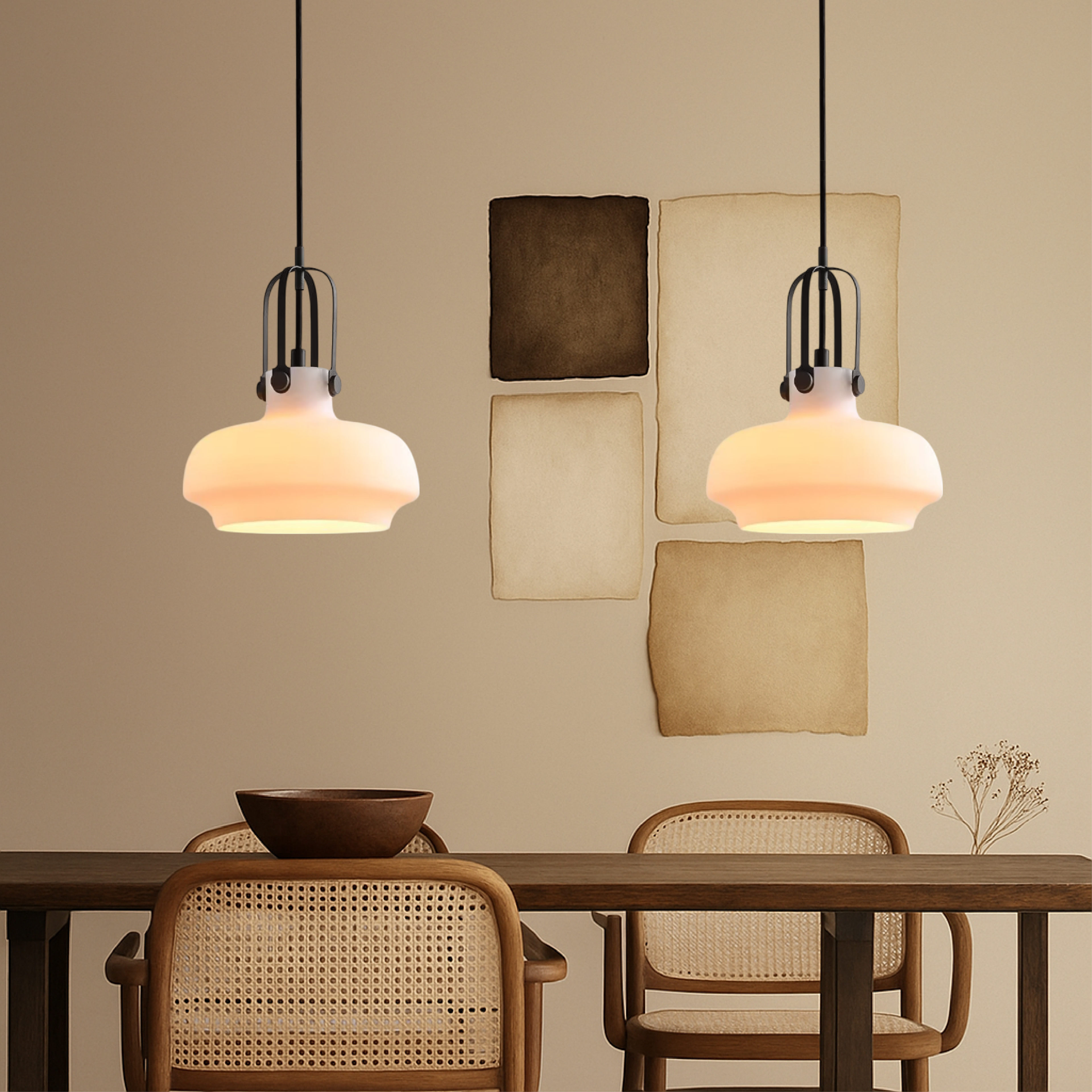 Lampa suspendată Aeron Industrial Loft cu finisaj metalic