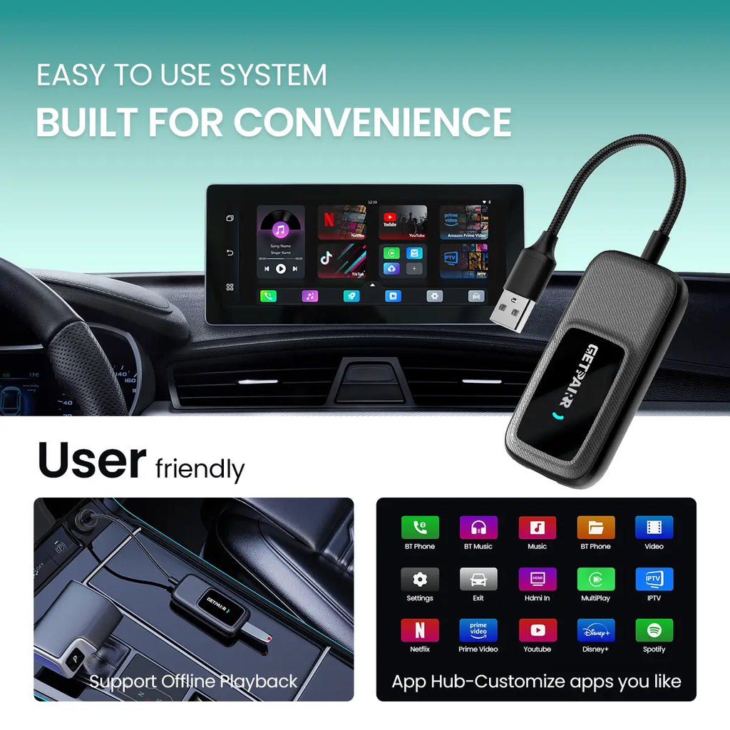 NovaLink Wireless App Hub per CarPlay o Android Auto
