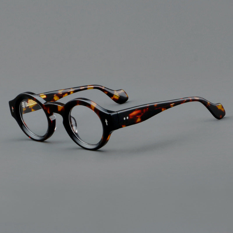Unisexowe okulary w stylu vintage z oprawkami z acetatu, lekkie i regulowane, certyfikat CE