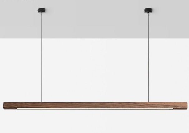 Luminária Suspensa de Madeira LED NovaLine Lighting com Altura Ajustável e LED de Baixo Consumo Energético