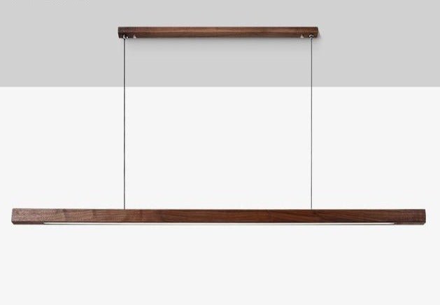 Luminária Suspensa de Madeira LED NovaLine Lighting com Altura Ajustável e LED de Baixo Consumo Energético