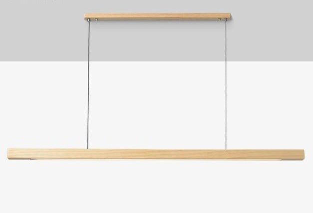 Luminária Suspensa de Madeira LED NovaLine Lighting com Altura Ajustável e LED de Baixo Consumo Energético