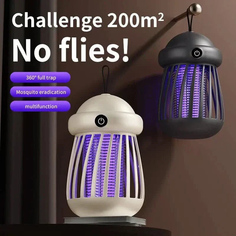 Lámpara Mata Mosquitos QuietGuard con Luz UV para Uso Interior y Exterior