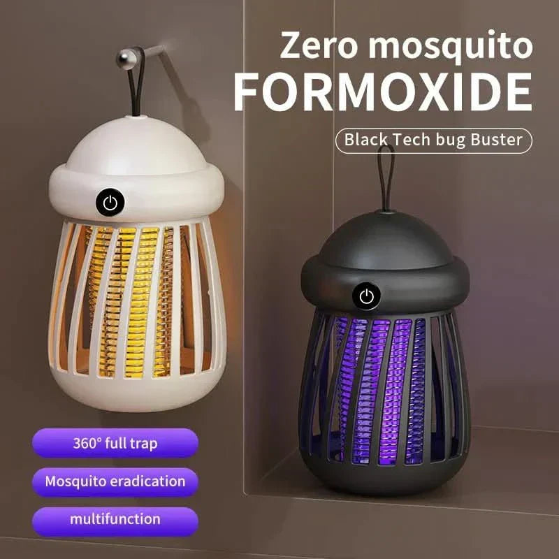 Lámpara Mata Mosquitos QuietGuard con Luz UV para Uso Interior y Exterior
