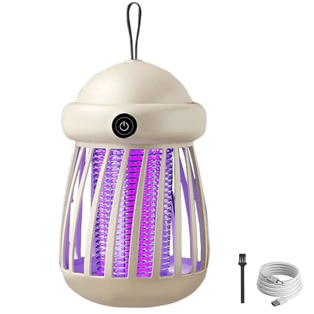 Lámpara Mata Mosquitos QuietGuard con Luz UV para Uso Interior y Exterior