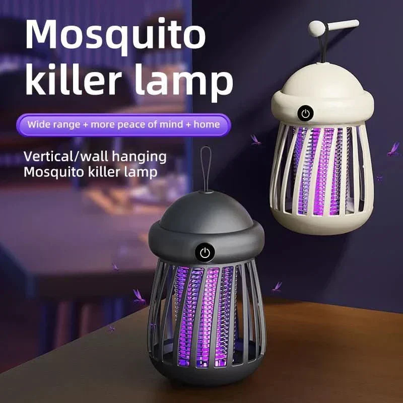 Lámpara Mata Mosquitos QuietGuard con Luz UV para Uso Interior y Exterior