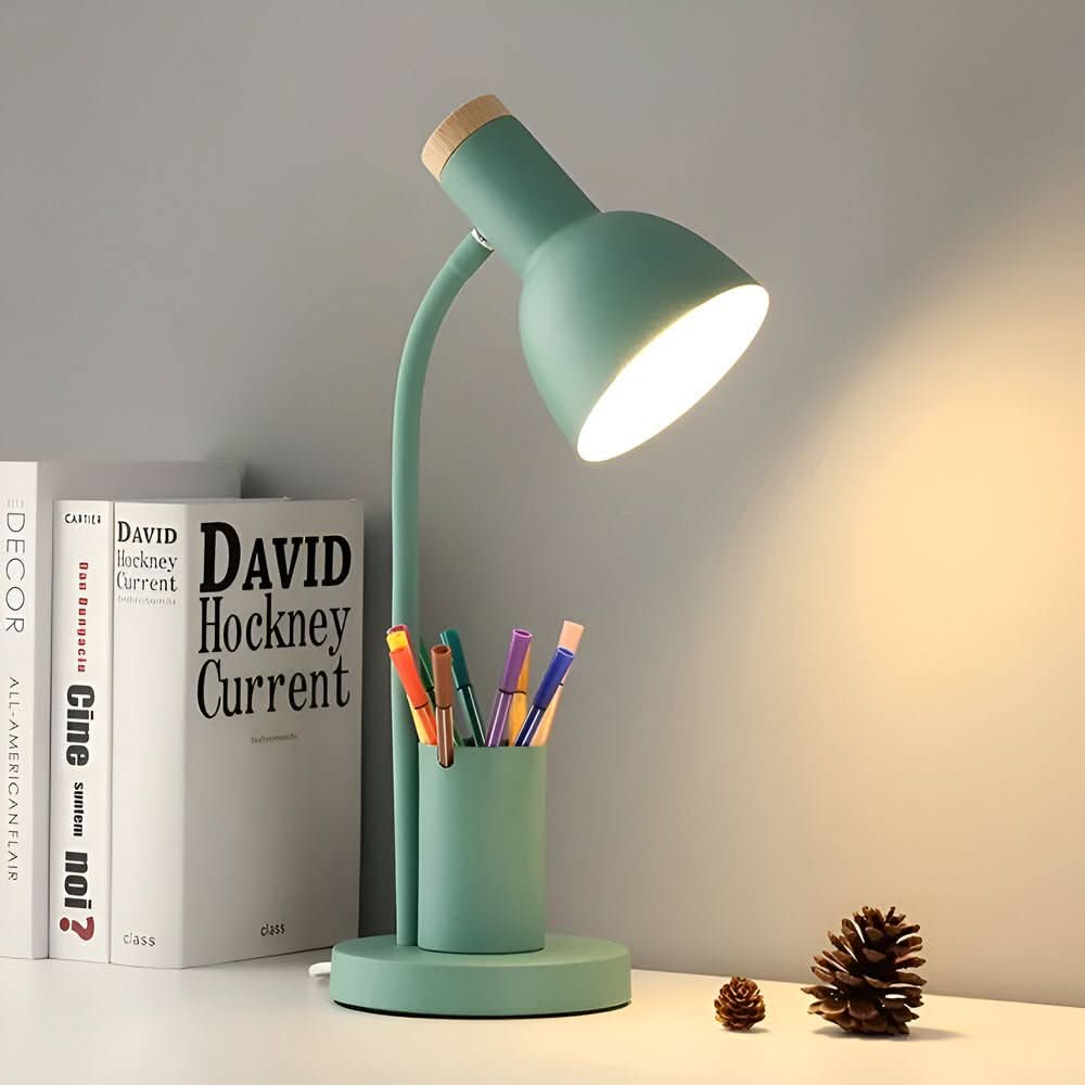 AeroDesk Illuminated Desk Light With Pen Holder For Better Organization