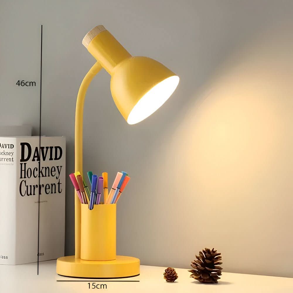 AeroDesk Illuminated Desk Light With Pen Holder For Better Organization