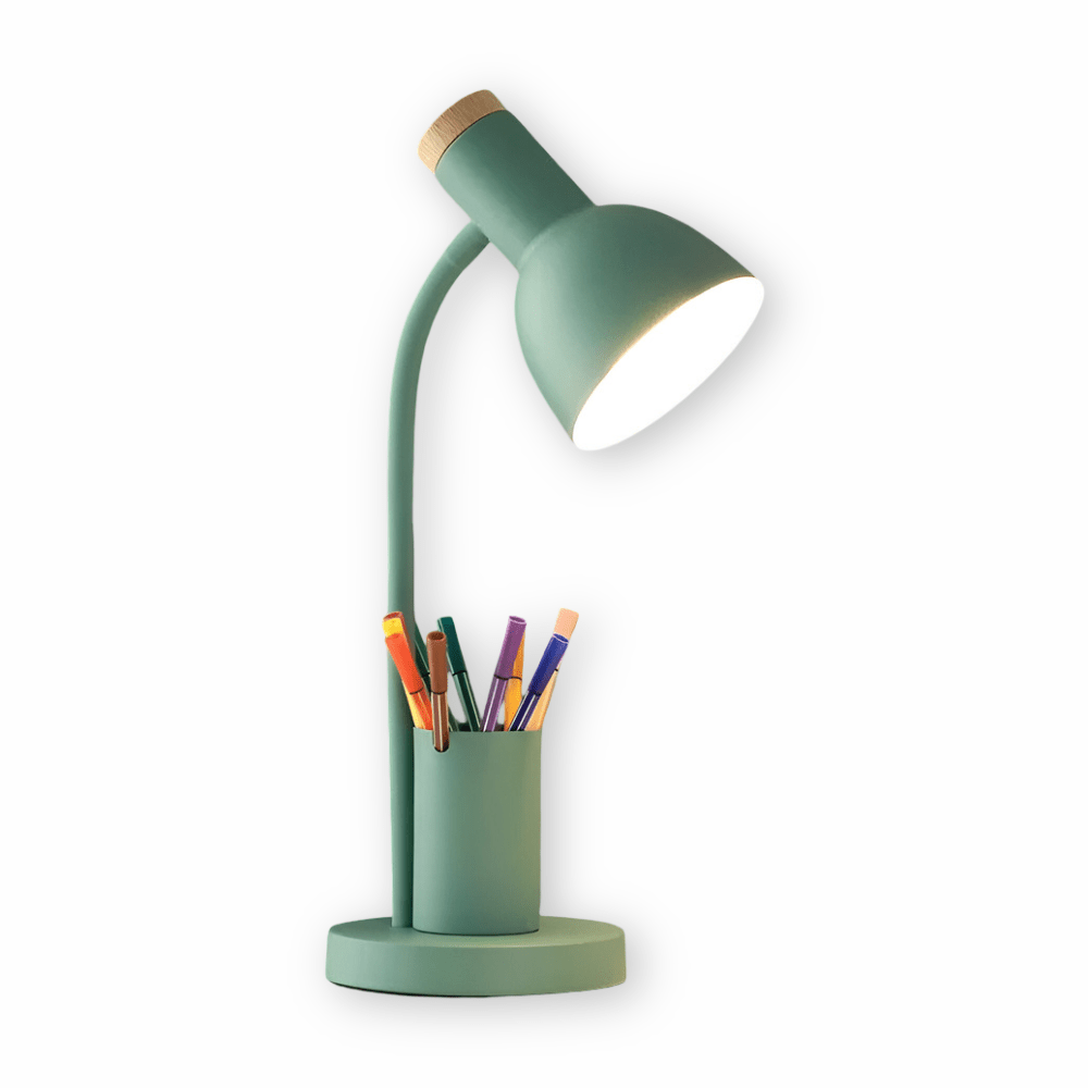 AeroDesk Illuminated Desk Light With Pen Holder For Better Organization