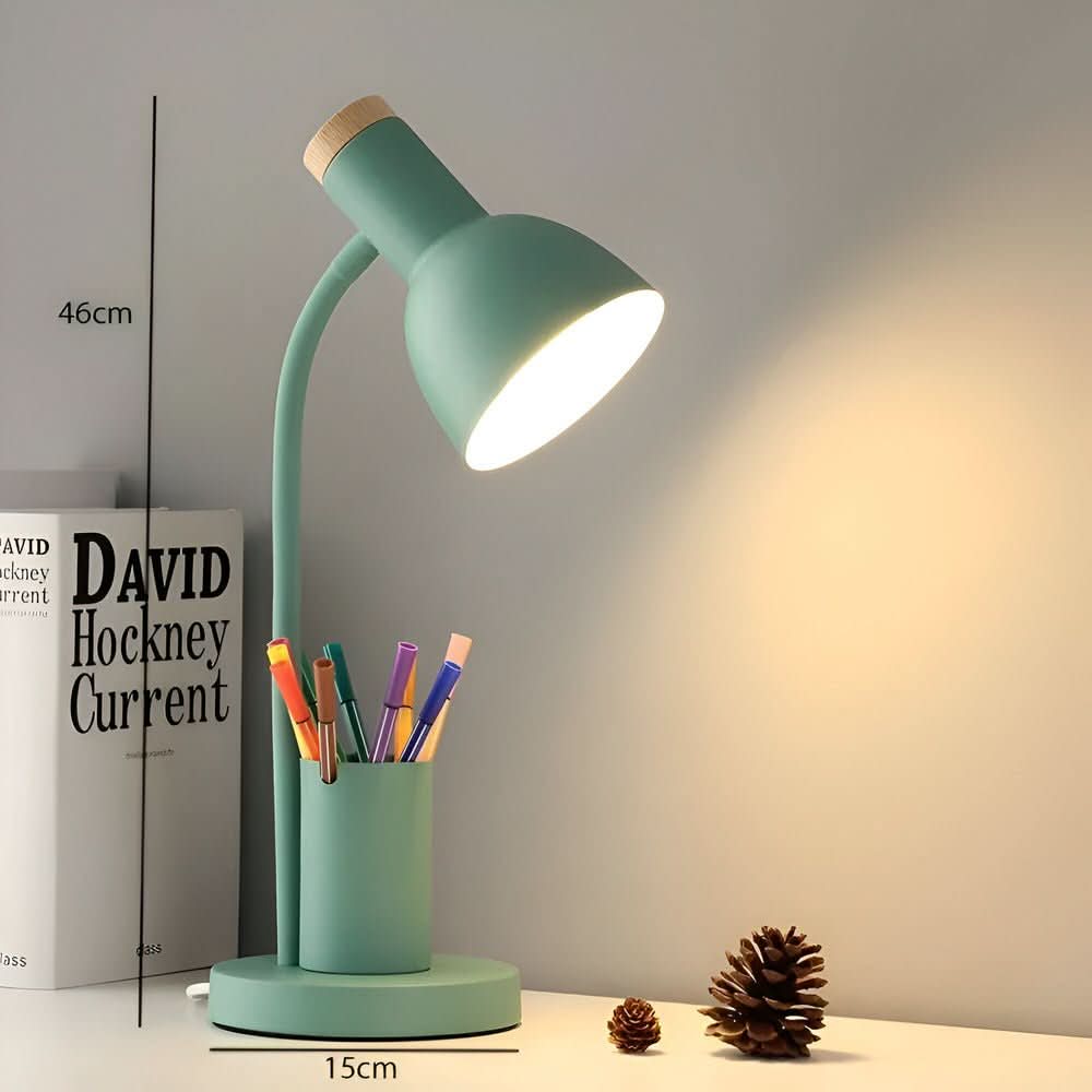 AeroDesk Illuminated Desk Light With Pen Holder For Better Organization