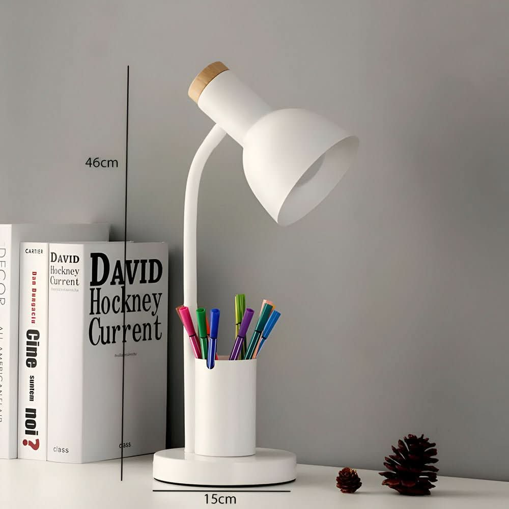 AeroDesk Illuminated Desk Light With Pen Holder For Better Organization