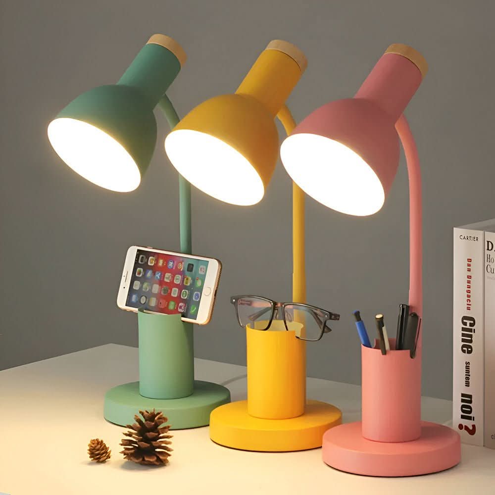 AeroDesk Illuminated Desk Light With Pen Holder For Better Organization