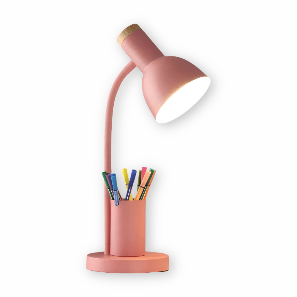AeroDesk Illuminated Desk Light With Pen Holder For Better Organization
