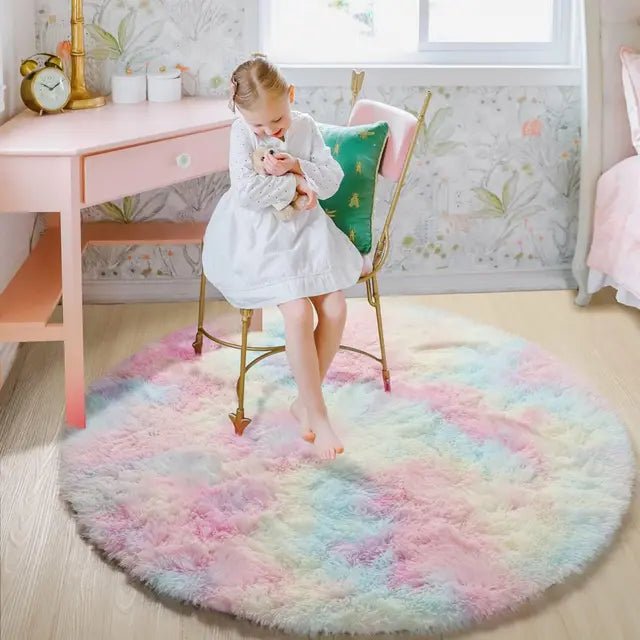 Tappeto rotondo soffice Velvéri Luxe FluffyMat per un arredamento accogliente della casa