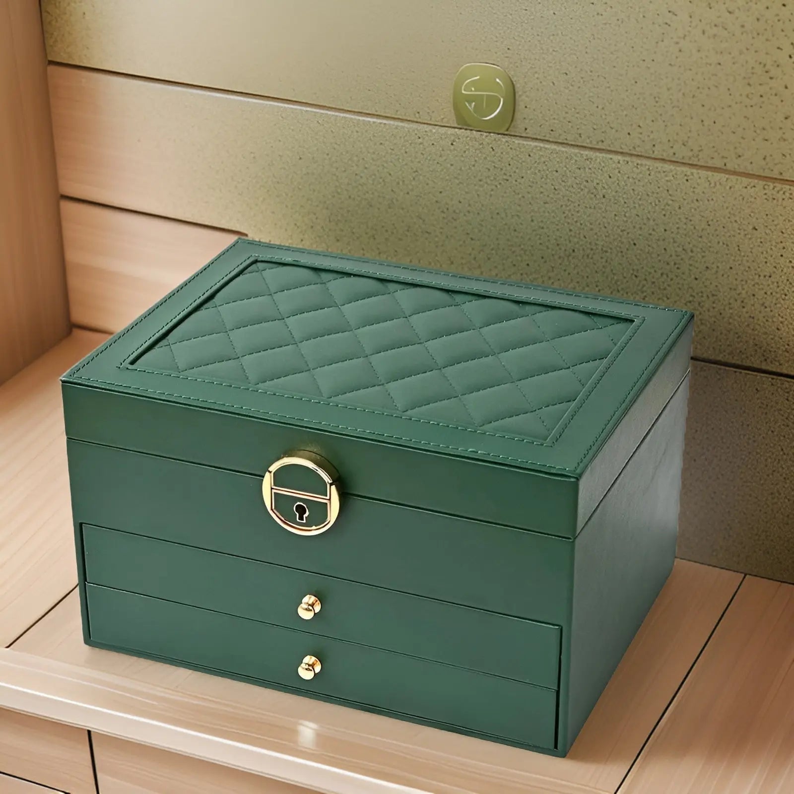 EleganceBox Caja de Joyería de Lujo de Múltiples Capas de EleganceBox Soluciones de Almacenamiento de Joyería
