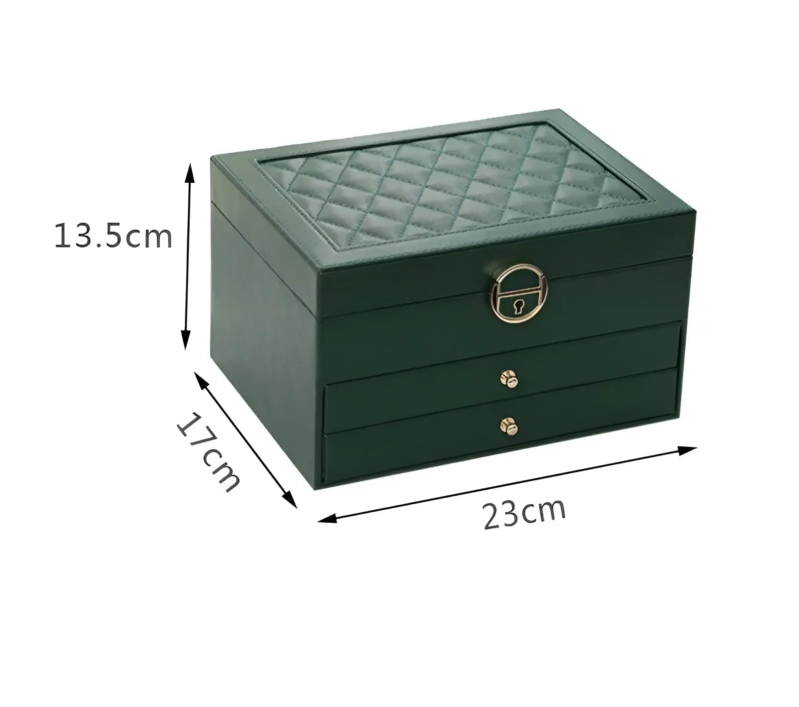 EleganceBox Caja de Joyería de Lujo de Múltiples Capas de EleganceBox Soluciones de Almacenamiento de Joyería