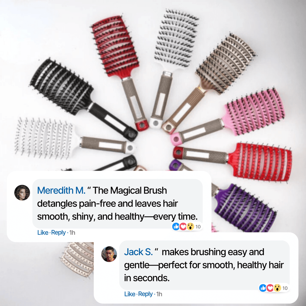 Cepillo Desenredante LumenGlide para Cabello Sedoso y Suave