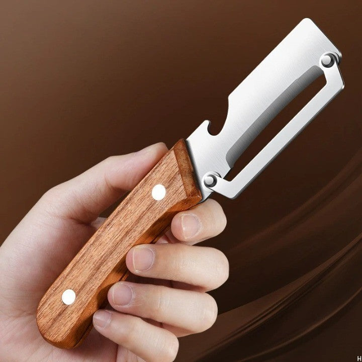シェフエッジピーラー 多刃付きで簡単野菜下ごしらえ用