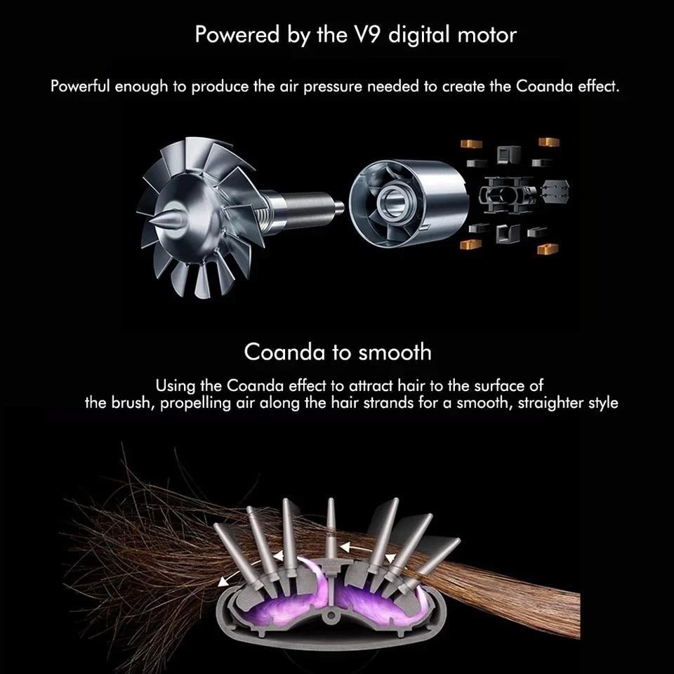 AeroNova All-In-One 1000W Hair Styler With High-Velocity Hot Air And Ionic Infrared