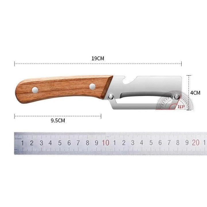 シェフエッジピーラー 多刃付きで簡単野菜下ごしらえ用