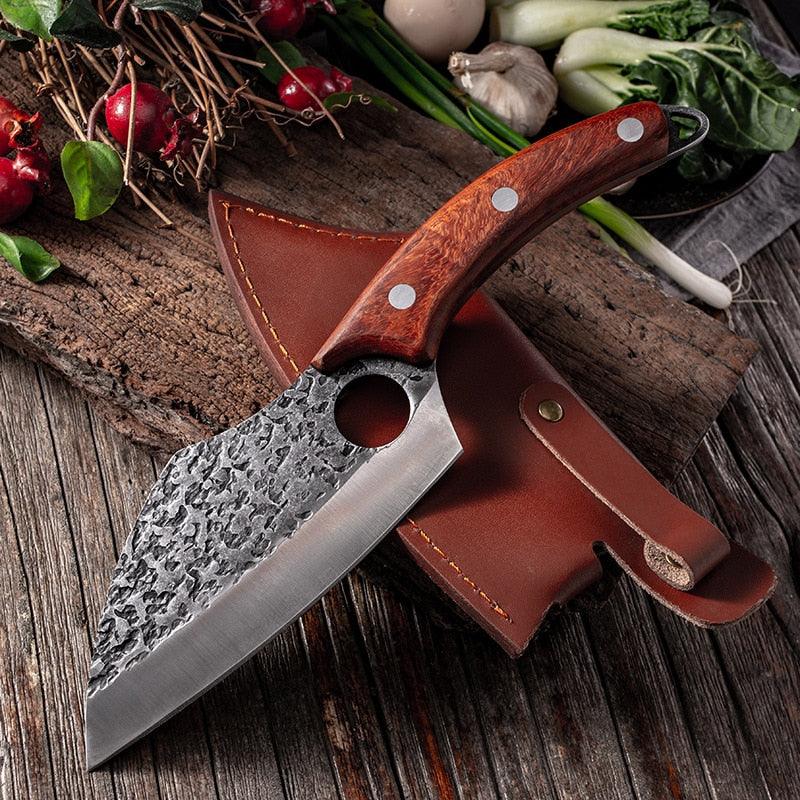 Artisan Stainless Steel Cleaver for Professional Kitchens
