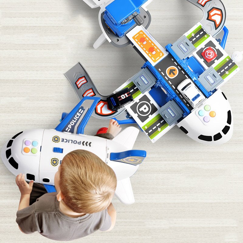 Set de juego de avión SkyExplorer para niños, kit de construcción y juego de roles de 20 piezas