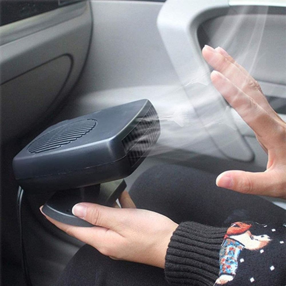 TurboHeat 12V Ceramic Car Heater, 150W Or 300W, Portable Defroster And Warmer