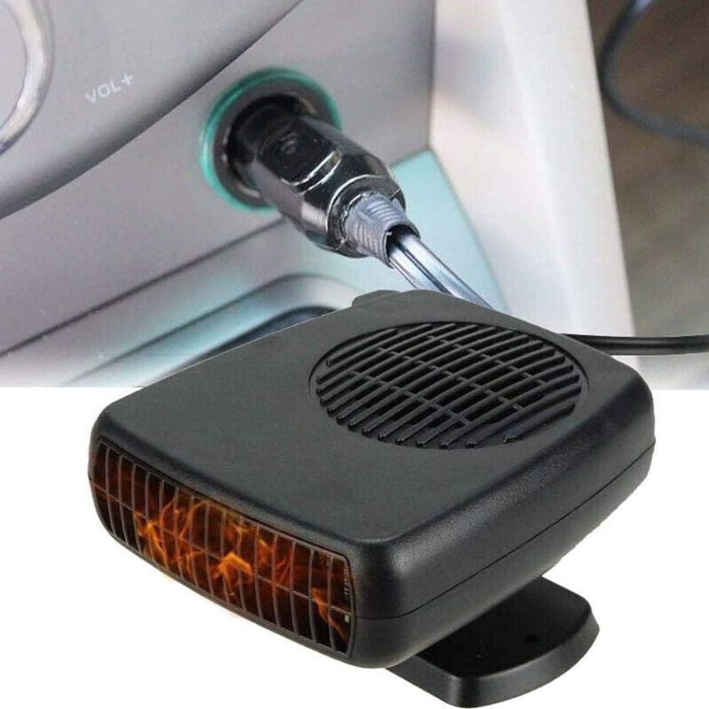 TurboHeat 12V Ceramic Car Heater, 150W Or 300W, Portable Defroster And Warmer