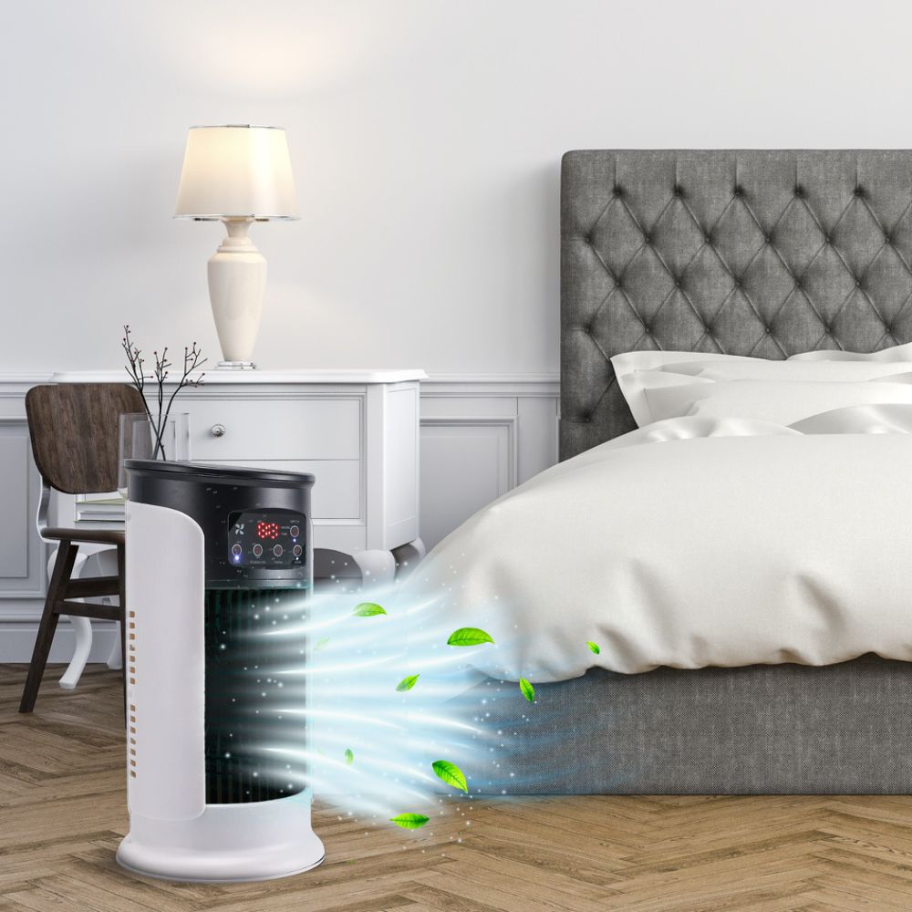 Přenosná klimatizace bez oken pro domácí kancelář nebo studentský pokoj, energeticky úsporná