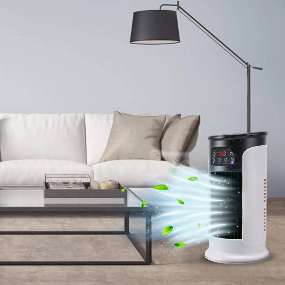 Přenosná klimatizace bez oken pro domácí kancelář nebo studentský pokoj, energeticky úsporná
