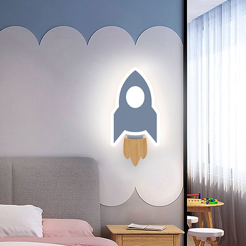 Luz de Pared Mini Cohete Stellar Spark para Habitaciones Infantiles de NovaLuma