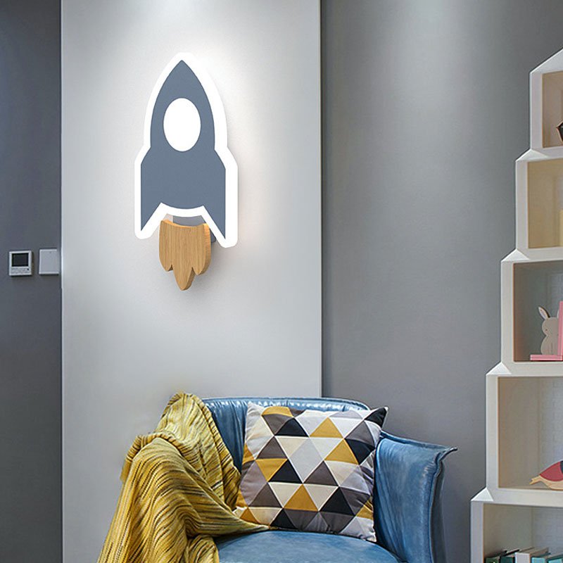 Luz de Pared Mini Cohete Stellar Spark para Habitaciones Infantiles de NovaLuma