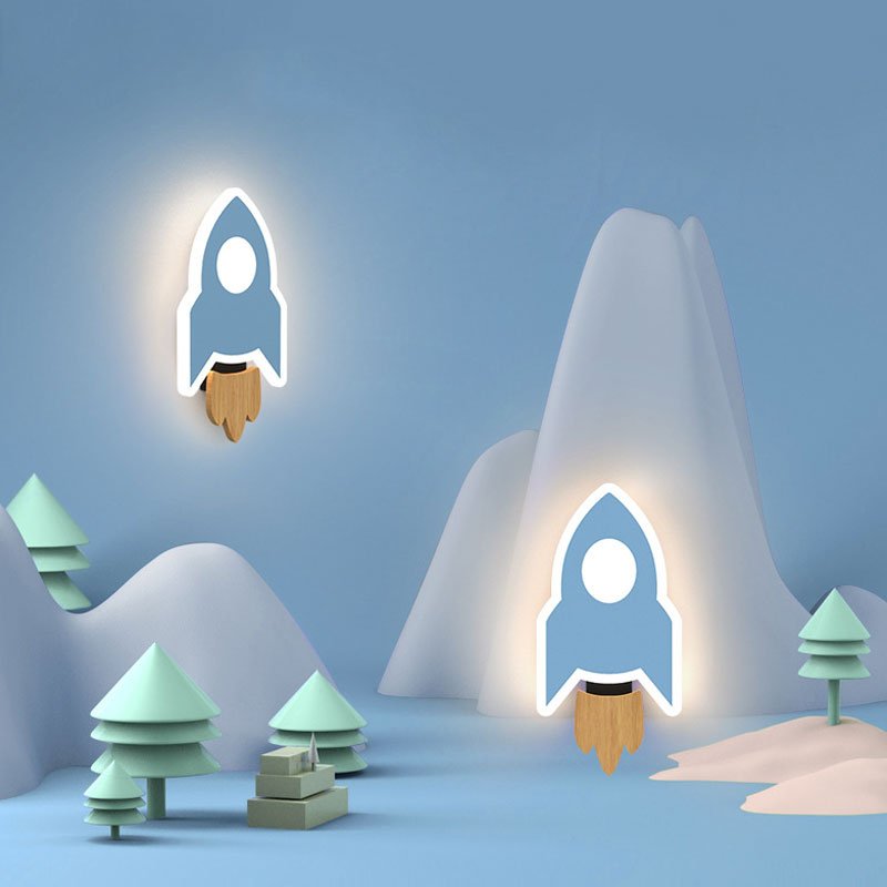 Luz de Pared Mini Cohete Stellar Spark para Habitaciones Infantiles de NovaLuma