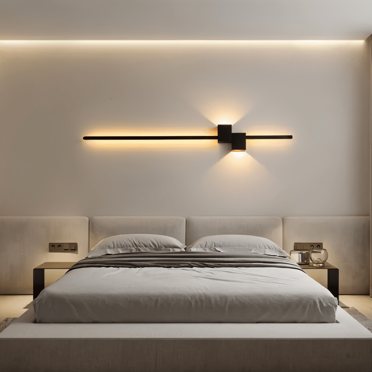 Linea Glow minimalistické nástěnné světlo s tenkým profilem